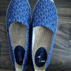 Michael Kors Navy Patterned Espadrilles